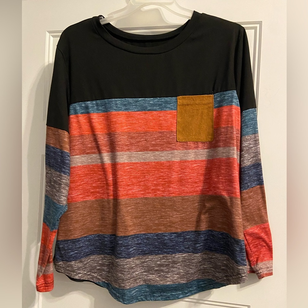 Striped Long Sleeve Top